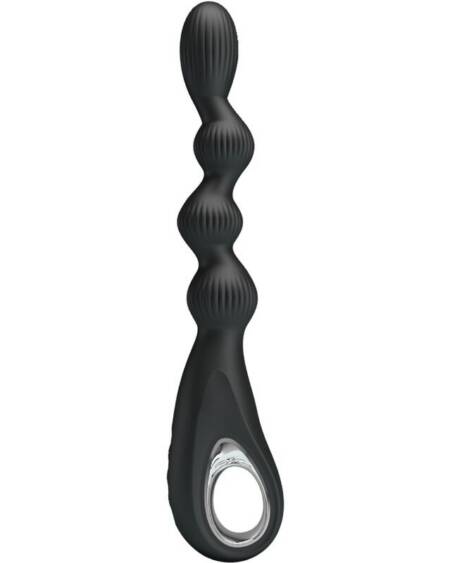 PRETTY LOVE - FEDERER ANALVIBRATOR 12 VIBRATIONEN SCHWARZ