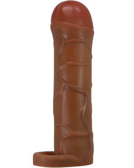 PRETTY LOVE - BUNION PENIS SLEEVE MIT 2,5 CM VERLÄNGERUNG MULATTE