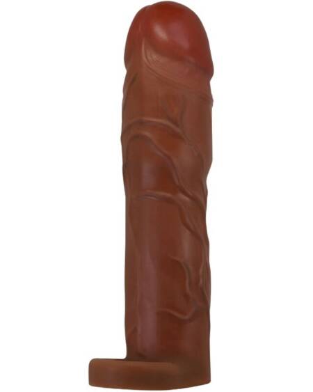 PRETTY LOVE - GERD PENISHÜLLE MIT 7,6 CM VERLÄNGERUNG MULATTE