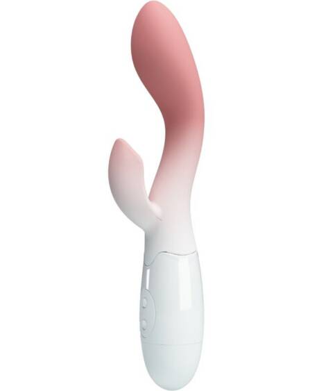 PRETTY LOVE - BRIGHTY G-SPOT VIBRATOR + KLITORIS-STIMULATOR 30 VIBRATIONEN ROSA