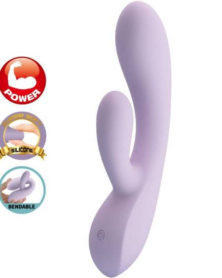 PRETTY LOVE - ROSOLYN RABBIT VIBRATOR 10 VIBRATIONEN LILA