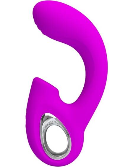 PRETTY LOVE - SIBEL SIBEL G-SPOT VIBRATOR + KLITORIS-STIMULATOR 10 VIBRATIONEN LILA