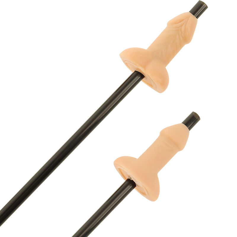 DIABLO PICANTE - TASCHE MIT 10 NATÜRLICHEN PENIS-STROHHALMEN – Bild 4