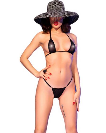 CHILIROSE - CR 4840 MIKROBIKINI SCHWARZ S/M