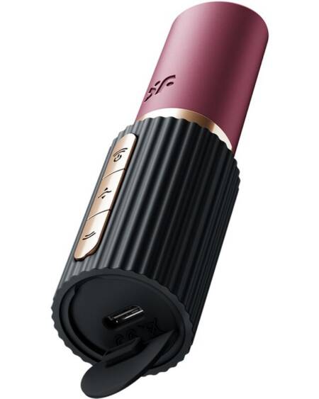 SATISFYER - PRO 2 KISS WAVE KLITORIS-STIMULATOR GRANAT / SCHWARZ