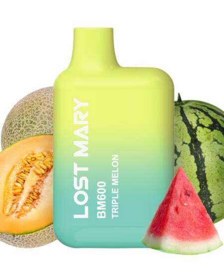 LOST MARY - BM600 NICOTINE VAPER 2% EINWEG TRIPLE MELON