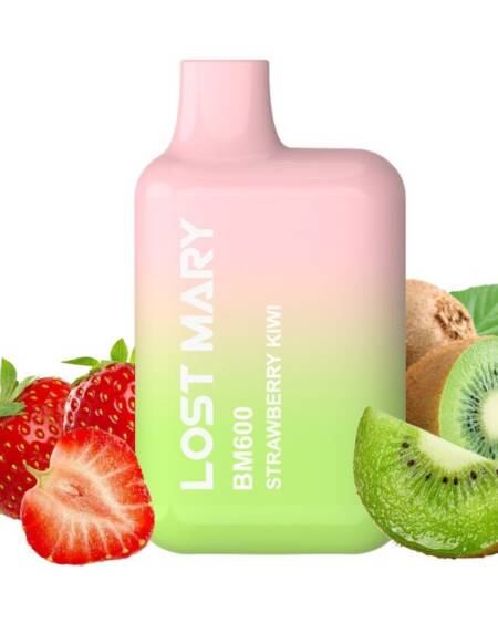 LOST MARY - BM600 NIKOTIN-VAPER 2% EINWEG ERDBEERE KIWI