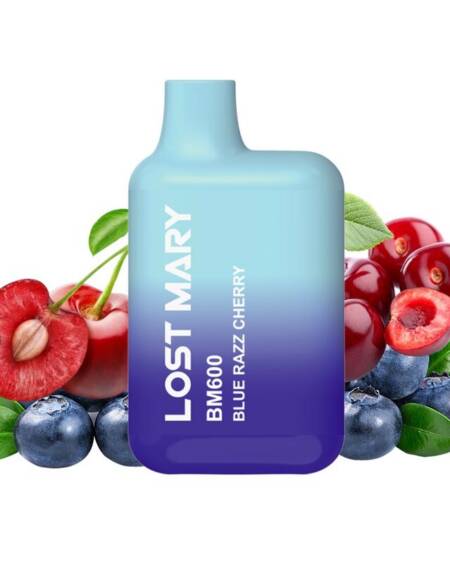 LOST MARY - BM600 NIKOTIN-VAPER 2% EINWEG BLUE RAZZ CHERRY