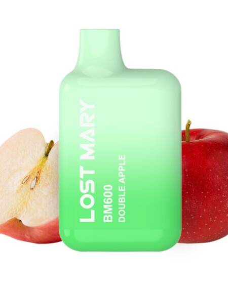 LOST MARY - BM600 NICOTINE VAPER 2% EINWEG DOPPELTER APFEL