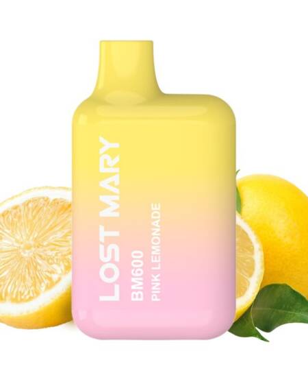 LOST MARY - BM600 NICOTINE VAPER 2% EINWEG PINK LEMONADE