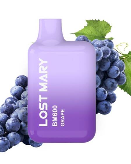 LOST MARY - BM600 NICOTINE VAPER 2% EINWEG TRAUBE