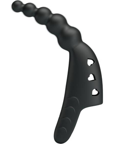 PRETTY LOVE - JORDIN FINGERVIBRATOR 10 VIBRATIONEN SCHWARZ