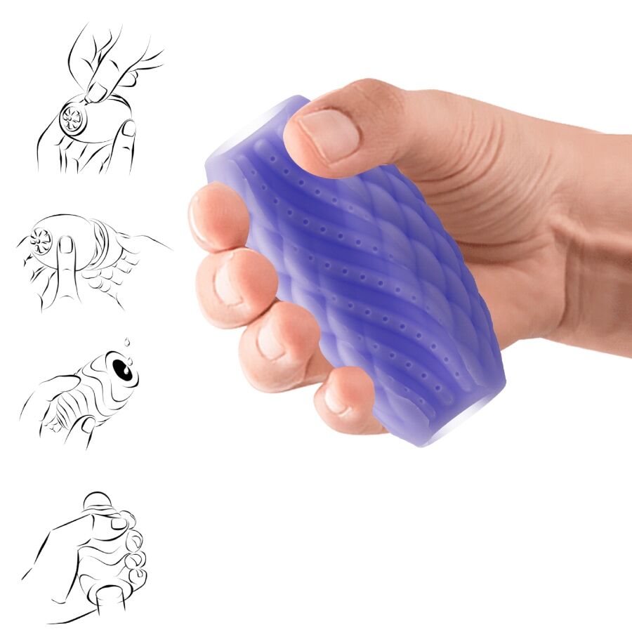 PRETTY LOVE - ATHENA EROS MÄNNLICHER MASTURBATOR AUS SILIKON LILA – Bild 4