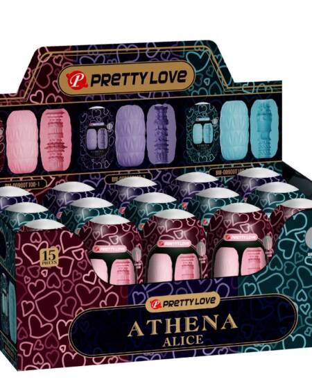 PRETTY LOVE - ATHENA ALICE PACK 15 VERSCHIEDENE MÄNNLICHE MASTURBATOREN
