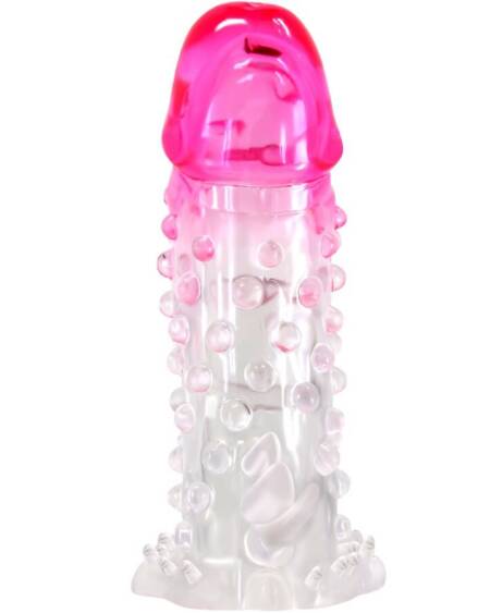 PRETTY LOVE - WILFORD REALISTISCHE VERGRÖSSERUNGSHÜLSE MIT GEPRÄGTEM PENIS ROSA