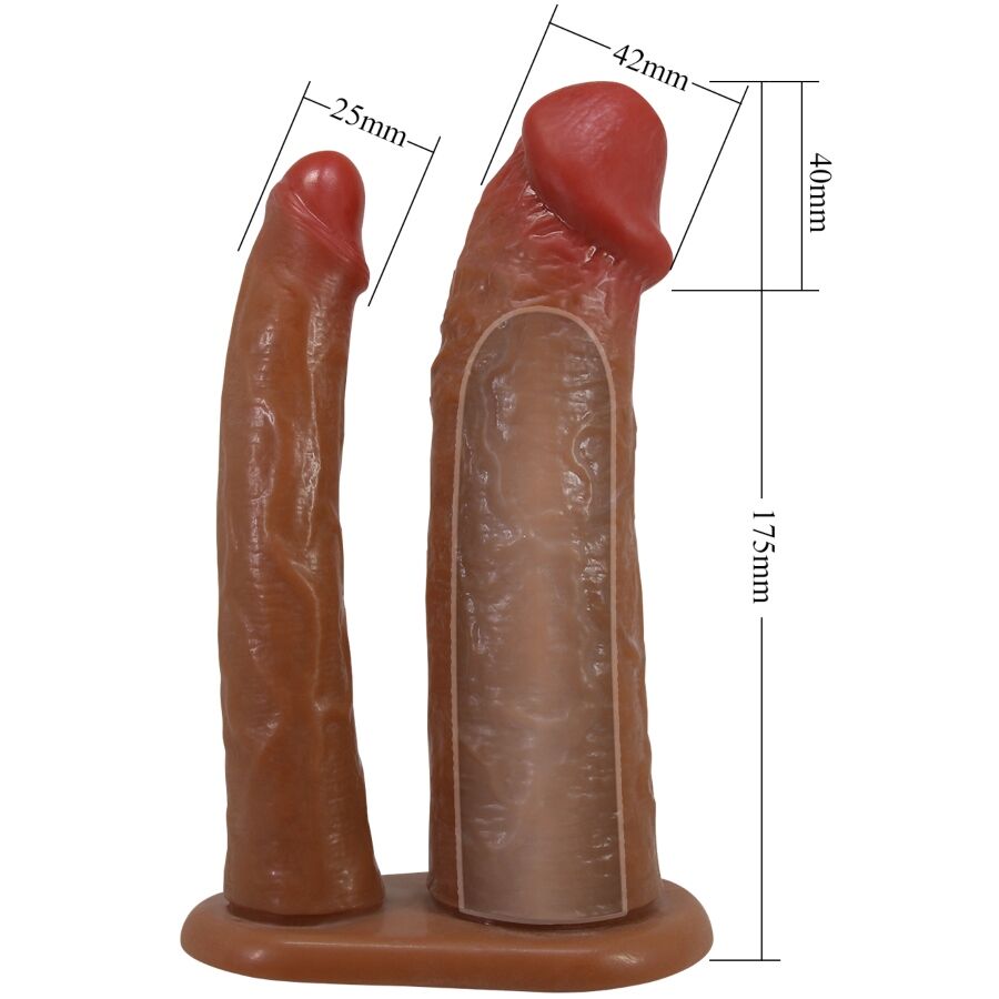 PRETTY LOVE - KEAVEN HARNESS SLIP UNIVERSAL & KOMFORTABEL DOPPELDILDO – Bild 6