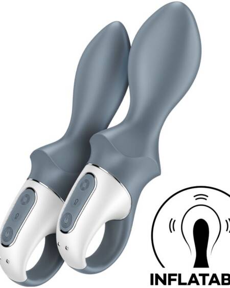 SATISFYER - AIR PUMP BOOTY 1 ANAL AUFBLASBARER VIBRATOR GRAU