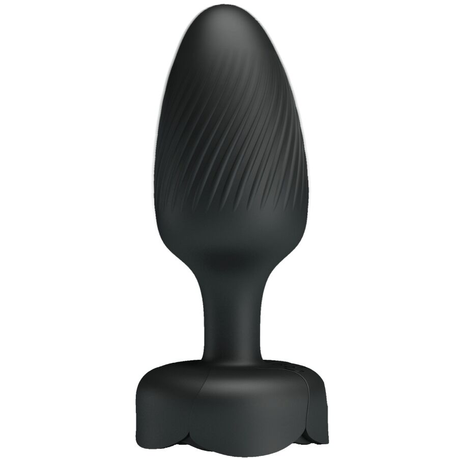 PRETTY LOVE - OLMAN ANAL PLUG MIT LED LICHT SCHWARZ 8,8 CM – Bild 4