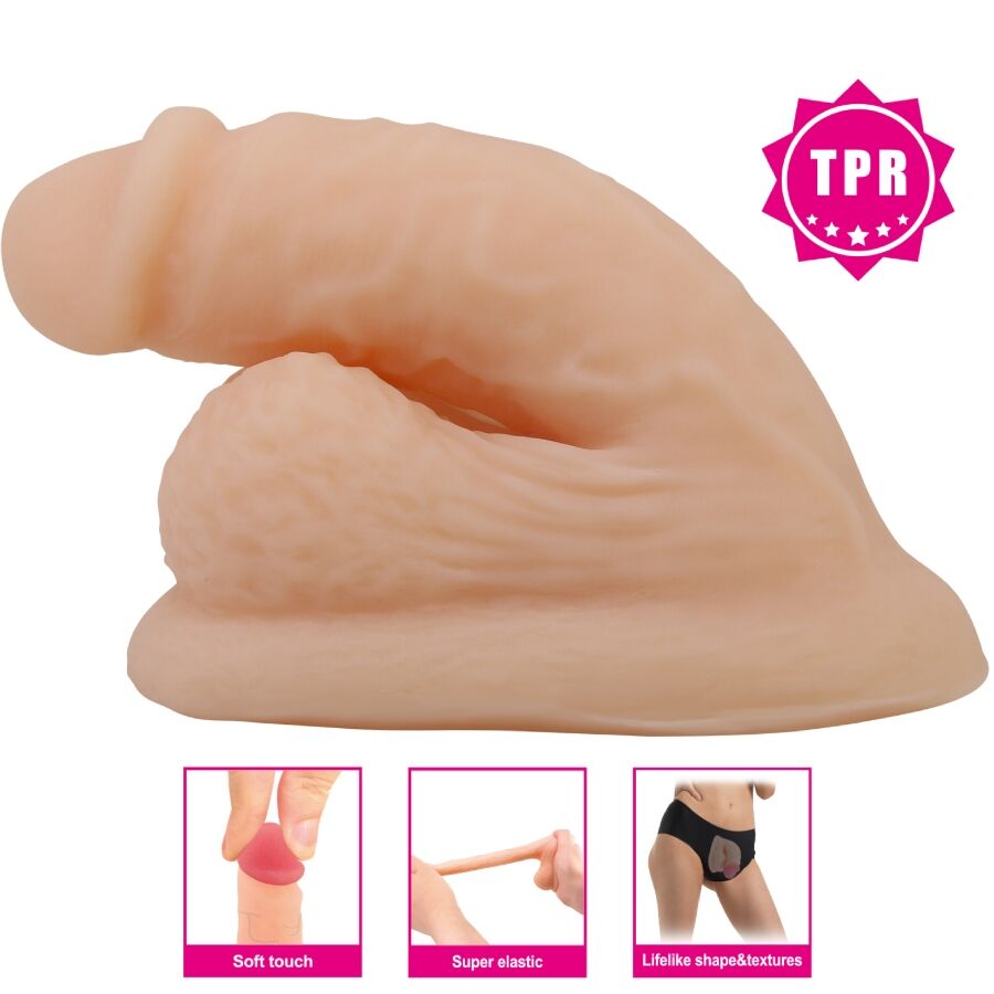 PRETTY LOVE - WILDON ULTRA REALISTISCHER UND ELASTISCHER DILDO 10 CM NATUR – Bild 5