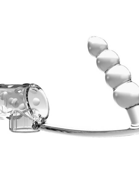 PRETTY LOVE - PENISHÜLLE MIT ANAL-PLUG TRANSPARENT