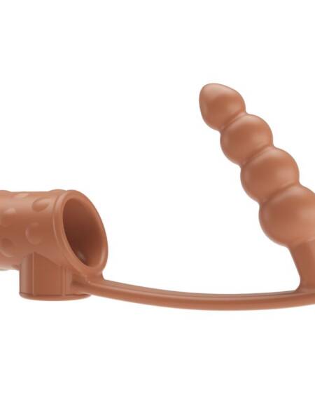 PRETTY LOVE - PENISHÜLLE MIT ANALPLUG NATUR