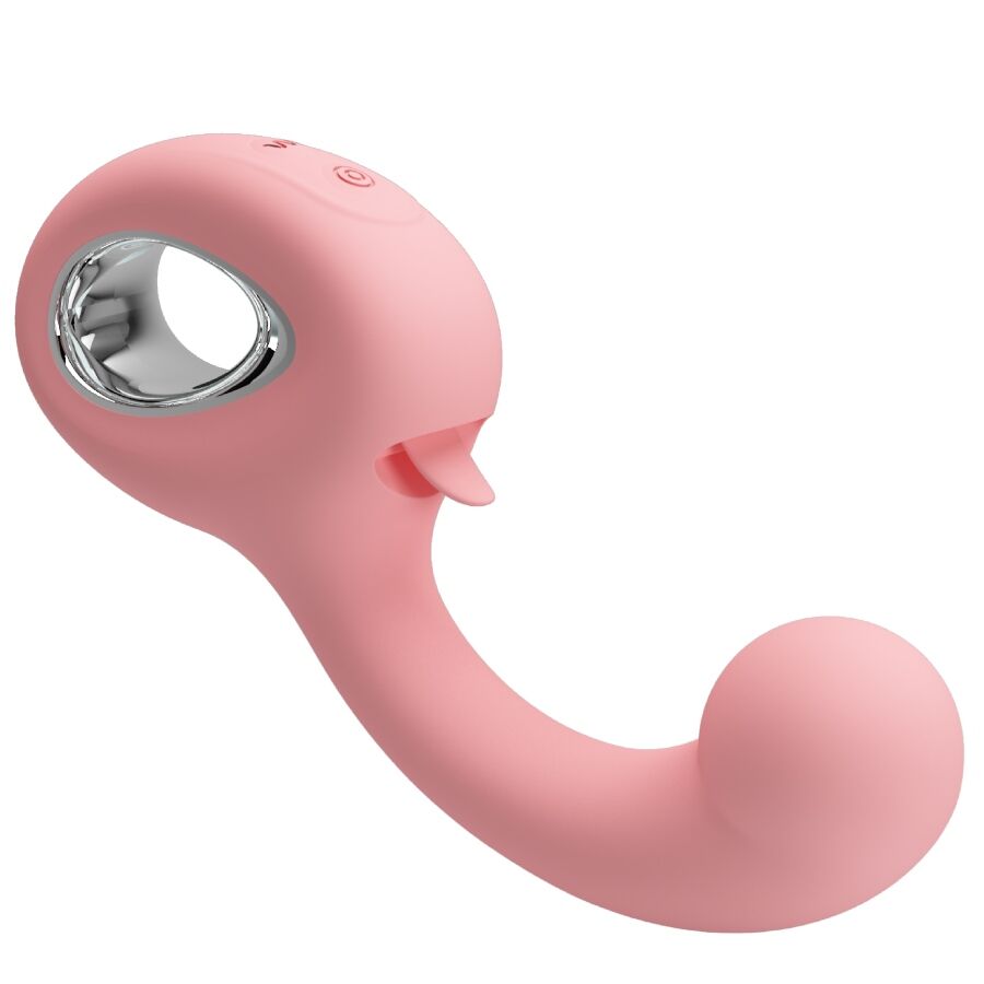 PRETTY LOVE - ERYNNYES G-SPOT VIBRATOR + KLITORIS-STIMULATOR 10 VIBRATIONEN ROSA – Bild 4