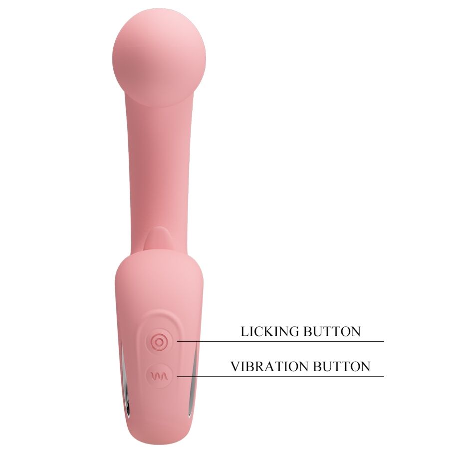 PRETTY LOVE - ERYNNYES G-SPOT VIBRATOR + KLITORIS-STIMULATOR 10 VIBRATIONEN ROSA – Bild 9