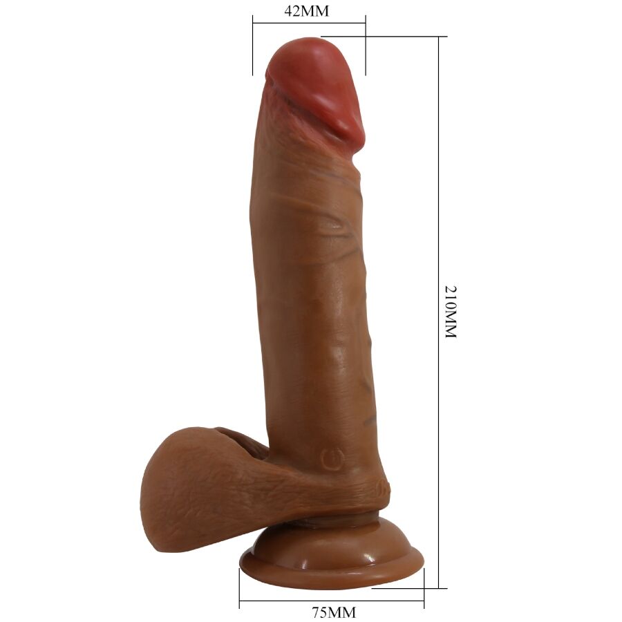 BAILE - ABEL REALISTISCHER DILDO 21 CM MULATTE – Bild 7