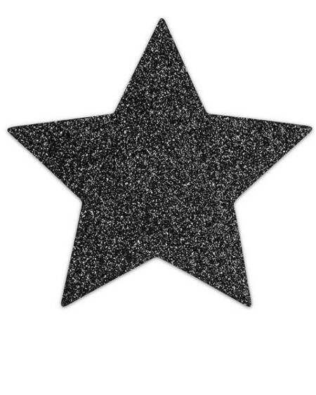 BIJOUX - INDISCRETS SCHWARZE STAR-FLASH-NIPPELKAPPEN