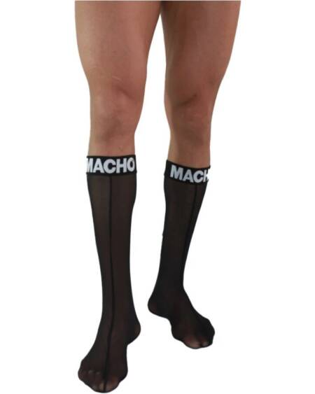 MACHO - DÜNNE SOCKEN EINHEITSGRÖSSE SCHWARZ