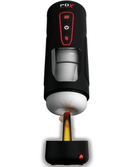 PDX ELITE - MILK ME HOTTER AUTOMATISCHER MASTURBATOR MIT STOSS- UND WÄRMEEFFEKTVIBRATION
