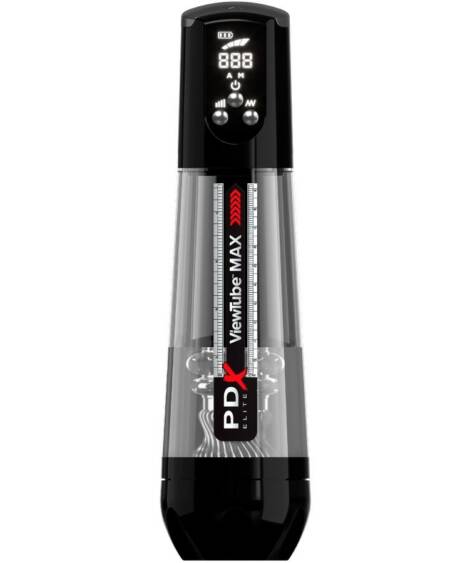 PDX ELITE - VIEWTUBE MAX VIEW AUTOMATISCHER MASTURNADOR MIT TRANSPARENTER ABSAUGUNG