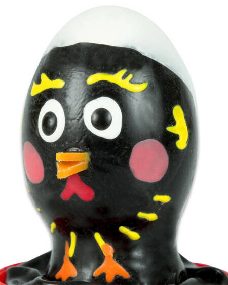 CONDOMERIE - HANDBEMALTE NEUHEITSKONDOME HÜHNCHEN SCHWARZ