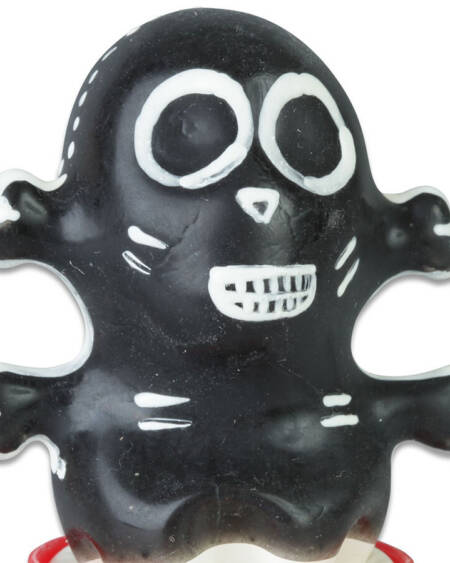 CONDOMERIE - HANDBEMALTE NEUHEITSKONDOME TOTENKOPF SCHWARZ MODELL 1