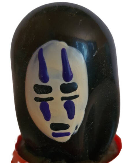 CONDOMERIE - HANDBEMALTE NEUHEITS-KONDOME-MASKE GHOST BLACK