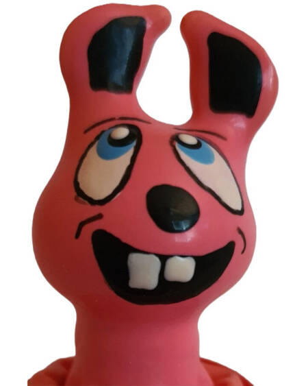 CONDOMERIE - HANDBEMALTE NEUHEITSKONDOME MIT LACHENDEM ROSA HASEN