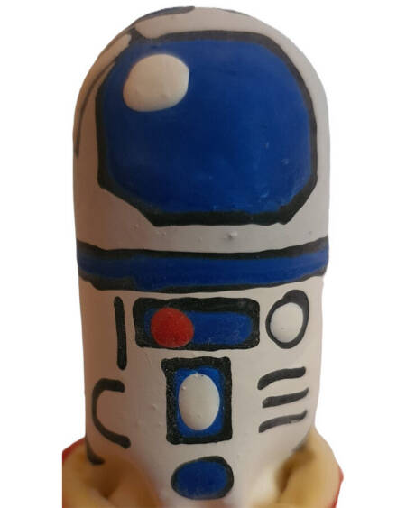 CONDOMERIE - HANDBEMALTER NEUHEITS-KONDOME-ROBOTER