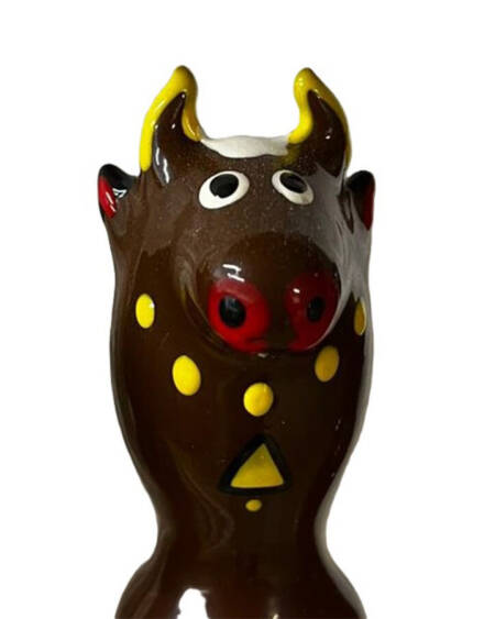 CONDOMERIE - HANDBEMALTE NEUHEITSKONDOME BULL BLACK MODELL 2