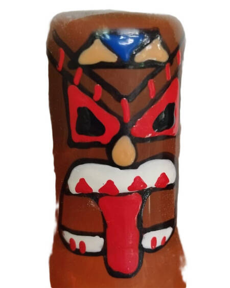 CONDOMERIE - HANDBEMALTE NEUHEITSKONDOME TIKI TOTEM-01