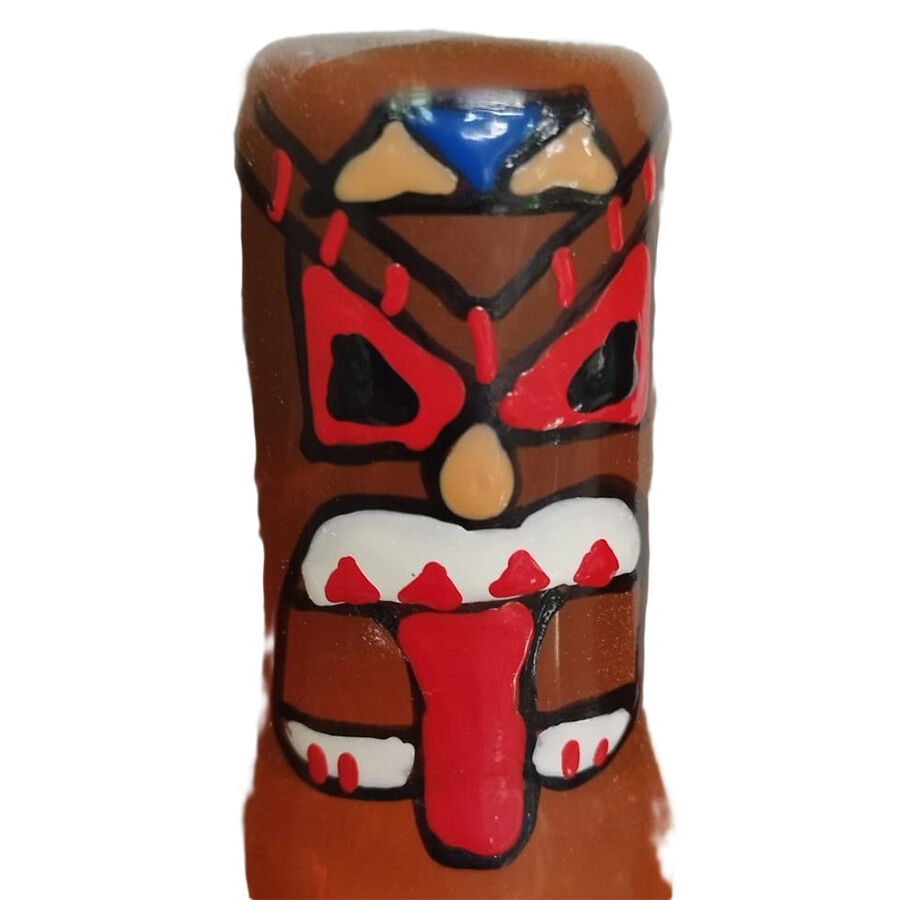 CONDOMERIE - HANDBEMALTE NEUHEITSKONDOME TIKI TOTEM-01