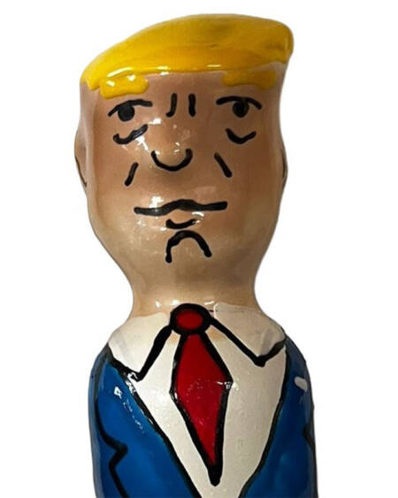 CONDOMERIE - HANDBEMALTE NEUHEITSKONDOME GRUMPY TRUMP