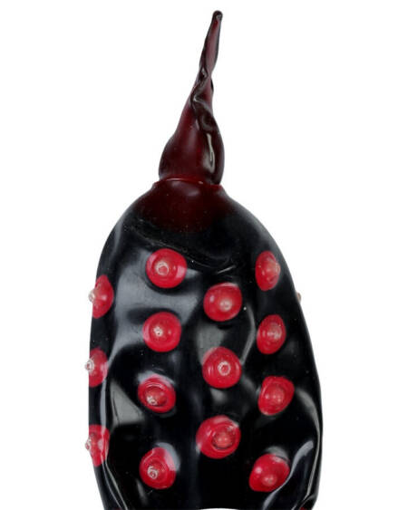 CONDOMERIE - HANDBEMALTE NEUHEITSKONDOME SCHWARZER FAKIR XL