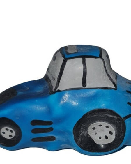 CONDOMERIE - HANDBEMALTE NEUHEITSKONDOME TRAKTOR BLAU XL