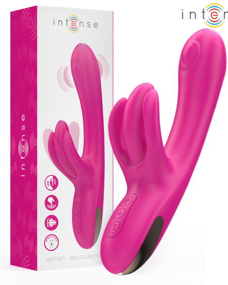 INTENSE - BRITNEY MULTIFUNKTIONS-RABBIT-VIBRATOR 23 CM ROSA