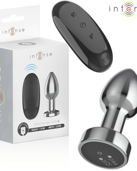 INTENSE - ANAL PLUG 10 VIBRATIONEN METALL MIT FERNBEDIENUNG S