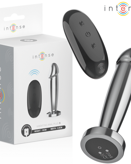 INTENSE - ANAL PLUG 10 VIBRATIONEN METALLDILDO MIT FERNBEDIENUNG S