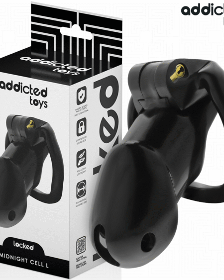 ADDICTED TOYS LOCKED - MINDNIGHT CELL PENISKÄFIG GRÖSSE L