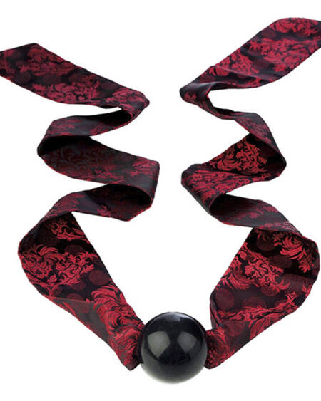 CALEXOTICS - SCANDAL BALL GAG MIT SCHWARZ/ROTER SCHLEIFE