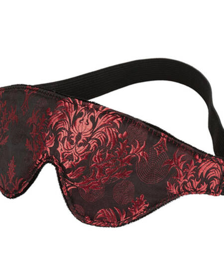 CALEXOTICS – SCANDAL BLICKDICHTE AUGENMASKE MIT ROTEN DETAILS