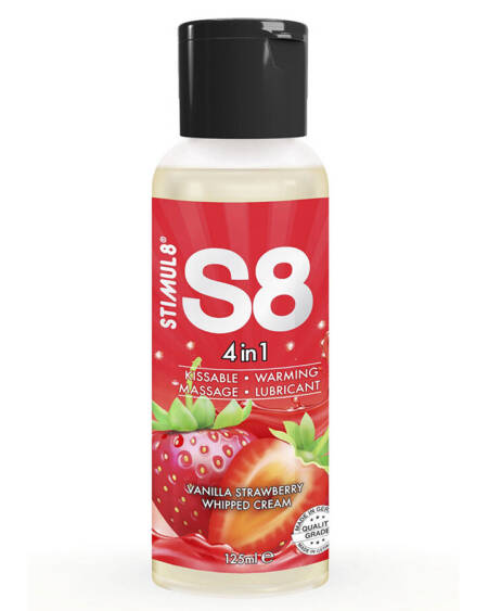 STIMUL8 - S8 4 IN 1 ERDBEER-DESSERT-SCHMIERMITTEL 125 ML